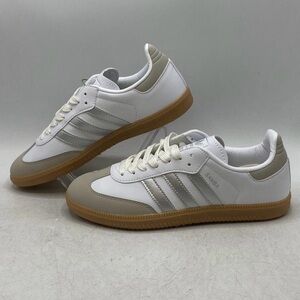 Adidas Samba OG 'White/Silver/Gum' – Women's 8.5 (Men's 7)